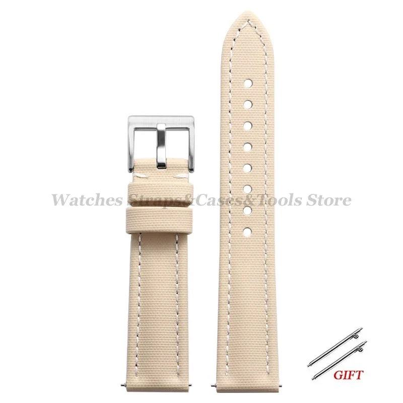 Premium Sailcloth Quick Release Watch Band - Men's Sport Replacement Strap
