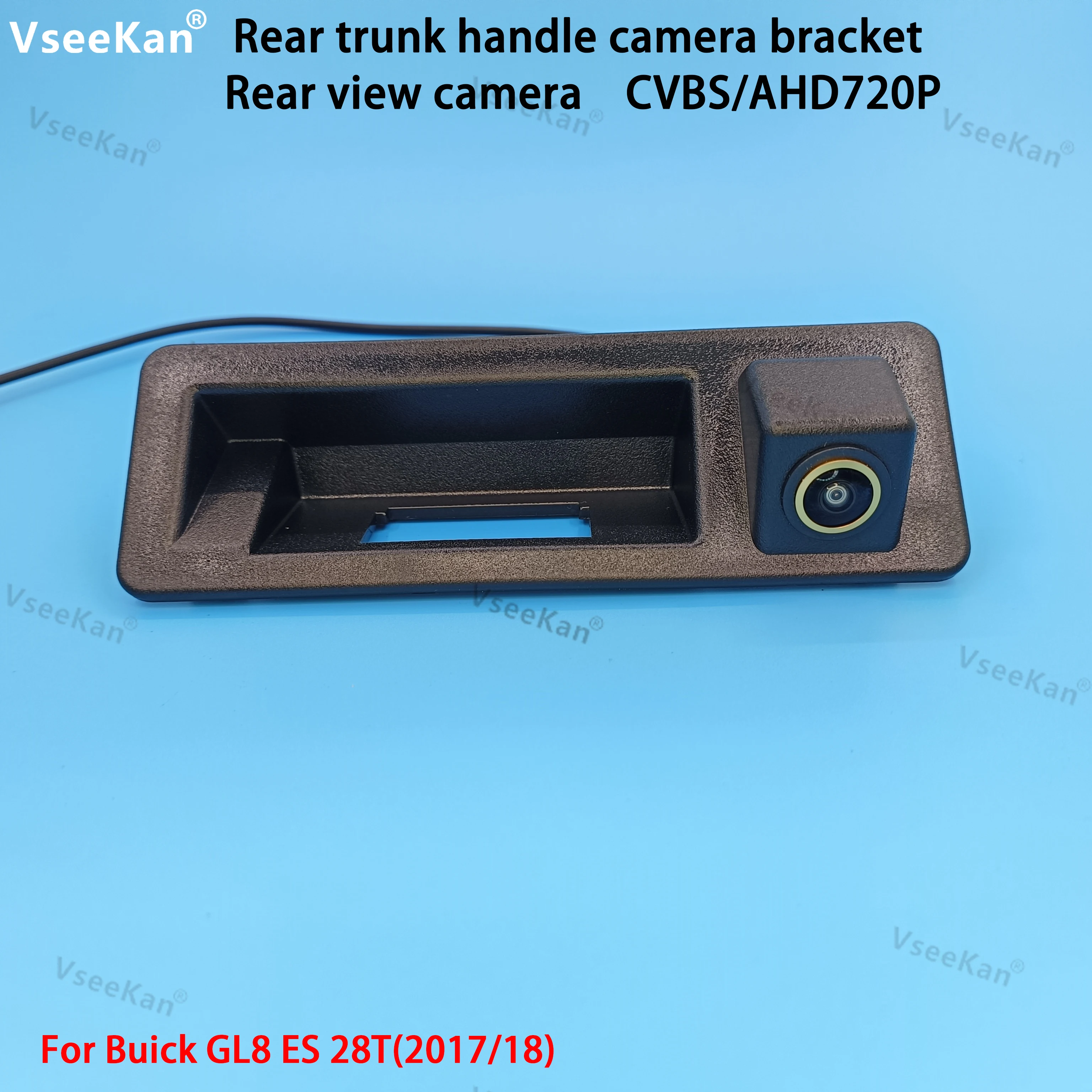 CVBS AHD 720P Car Rear View Reverse Camera For Buick GL8 ES 28T /18 Trunk handle bracket Golden lens night vision waterproof