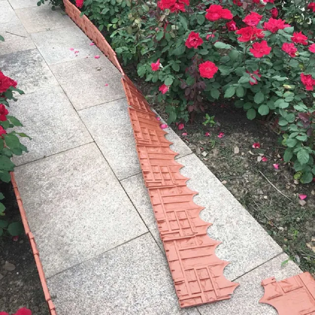 Kültéri Fém Virágok 6Db -Os Szélső Gátkerti Udvari Udvar Virágágy Határkerítés Dekoráció Ház Száma Számokkal Megvilágítva - Image 3