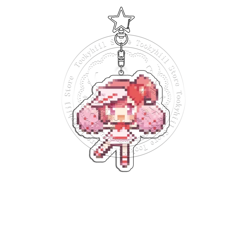 Shugo Chara Pixel Schlüsselanhänger Acryl Yoshimo Miku Exquisite Utsumi Studententasche Dekorieren Zubehör Anhänger Eru Schlüsselanhänger Geschenk – Detail 14