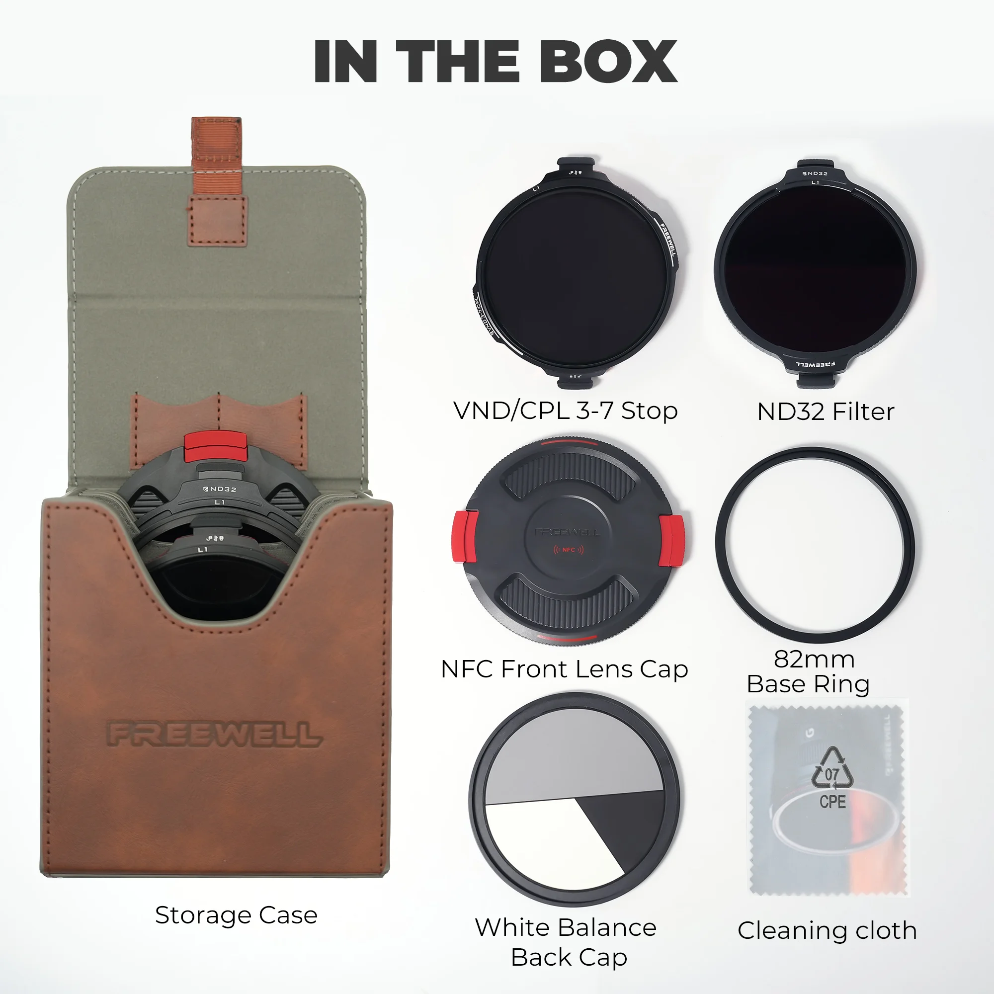 L1 Real Locking Filter Mega Kit Hybrid VND/CPL 3-10 Stop With ND32 Glow & Snow M