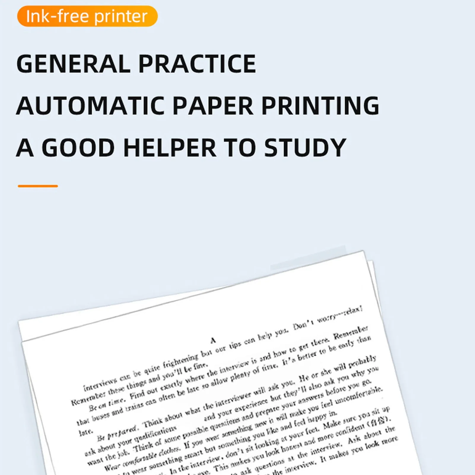 100 Sheets Thermal Paper 210x297mm High Gloss Printing Paper for Proposals Letters Invoices Thermal Printing