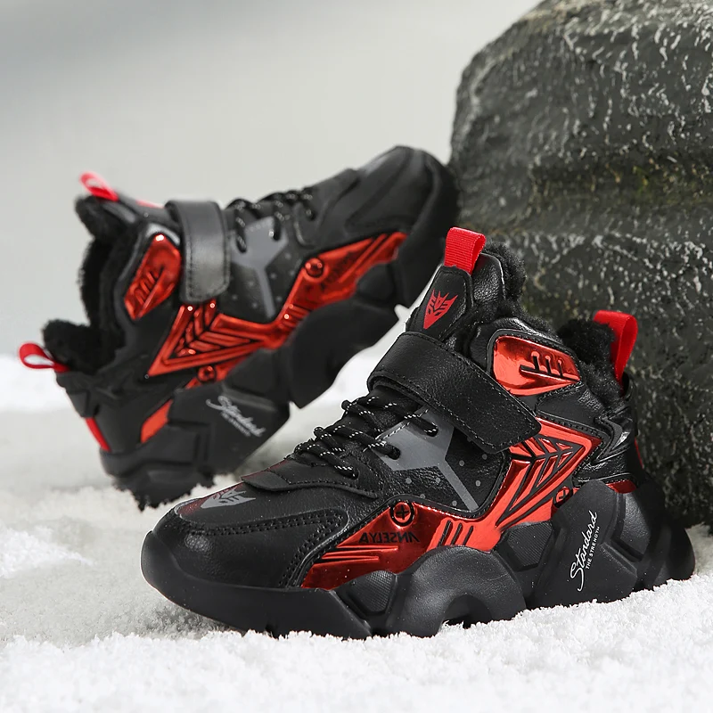 Kids Snow Boots for Boys Girls High Quality Winter Warm Waterproof Children Fashion Sport Shoes Sneakers Girls Snow Boots 3