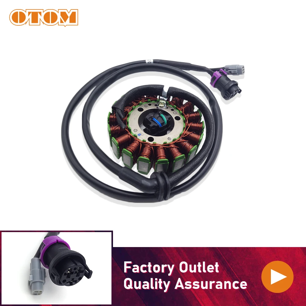

Motorcycle Stator Coil Magneto Generator Rotor Assy For Loncin YF300 Original Accessories Dirt Bike Engine Generator Charging