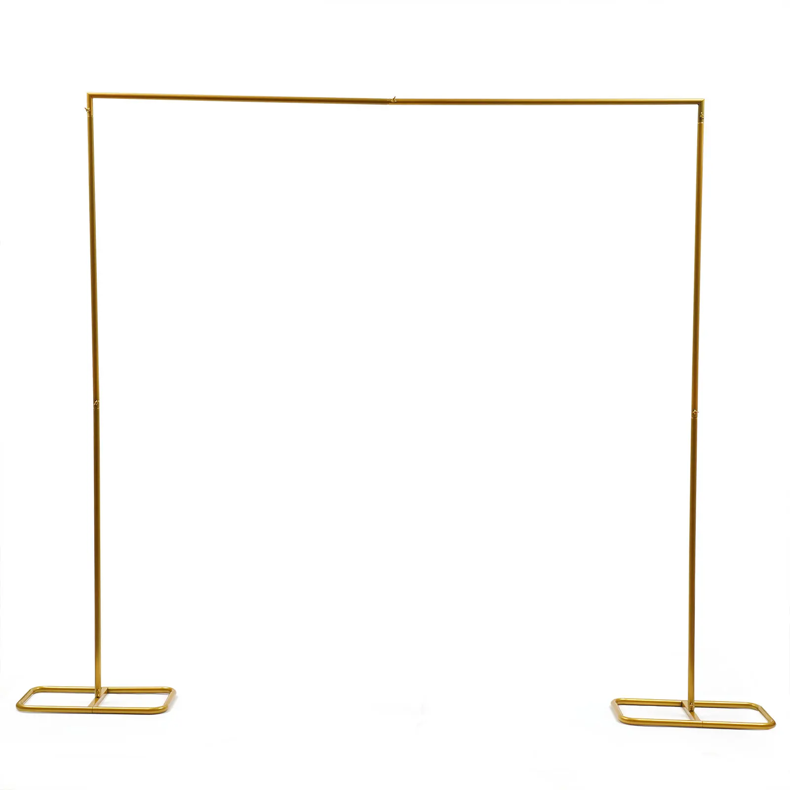 Square Wedding Arch Backdrop Stand for Wedding Ceremony Reception Props Flower Rack Gold Background Birthday Party Iron