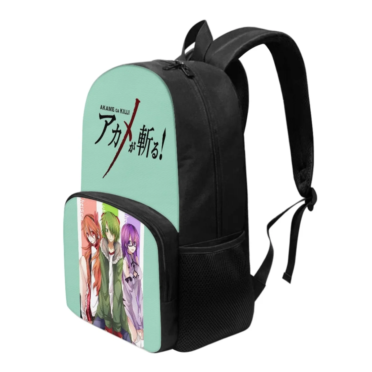 FORUDESIGNS Akame Ga Kill! Anime Students Universal School Backpacks New Stylish Dual Zip Bookbags Class Handy Packsack