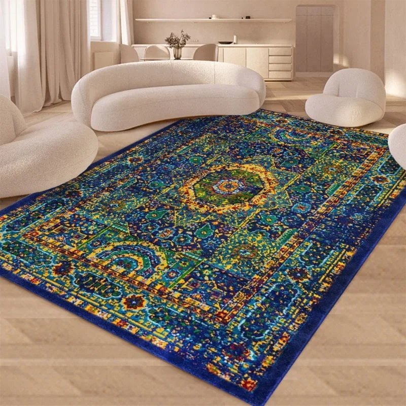 Bohemian-Style Outdoor Carpet for Anti-Mold Moisture-Proof and Dirt-Proof Summer Terrace Camping Mats Home Decoration Rugs