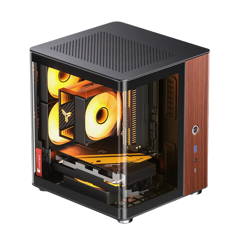 Jonsbo TK-0 ITX Sea View Room Glass Side Transparent Small Gaming Desktop Case