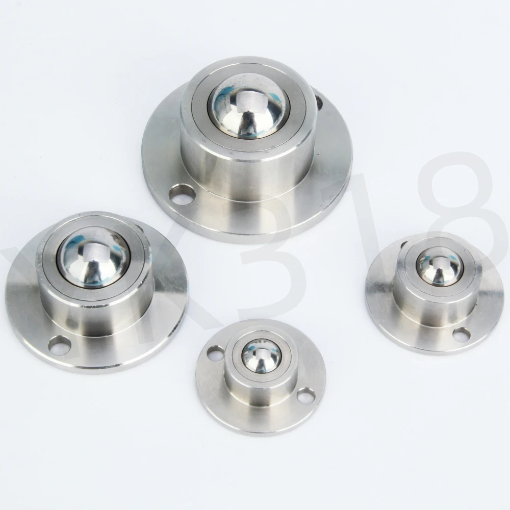 YK318 Transfering Ball Wheel Load Capacity Heavy Ball Transfer Unit Conveyor Rollers Bearing Unit Caster stainless steel beads