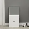 Folding Wall-mounted Bathroom Seats Simple Household Can Store Bathroom Chairs Porch Invisible Wall-mounted Shoe Changing Stool 4