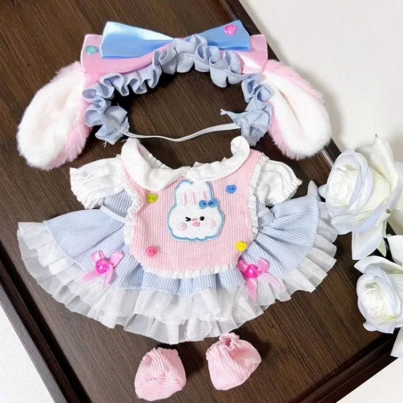 20cm Baby Clothes Cute Rabbit Dress No Attribute Rabbit Ear Hair Hoops Socks Accessories 2