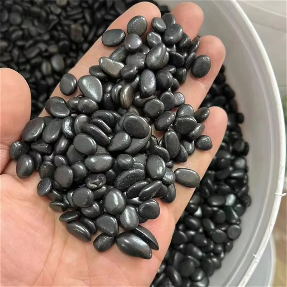 Natural Shungite Gravel Stone Small Particle  Crystal Quartz Chakras Healing Crystals Mineral Water Cleaner Home Decoration 2