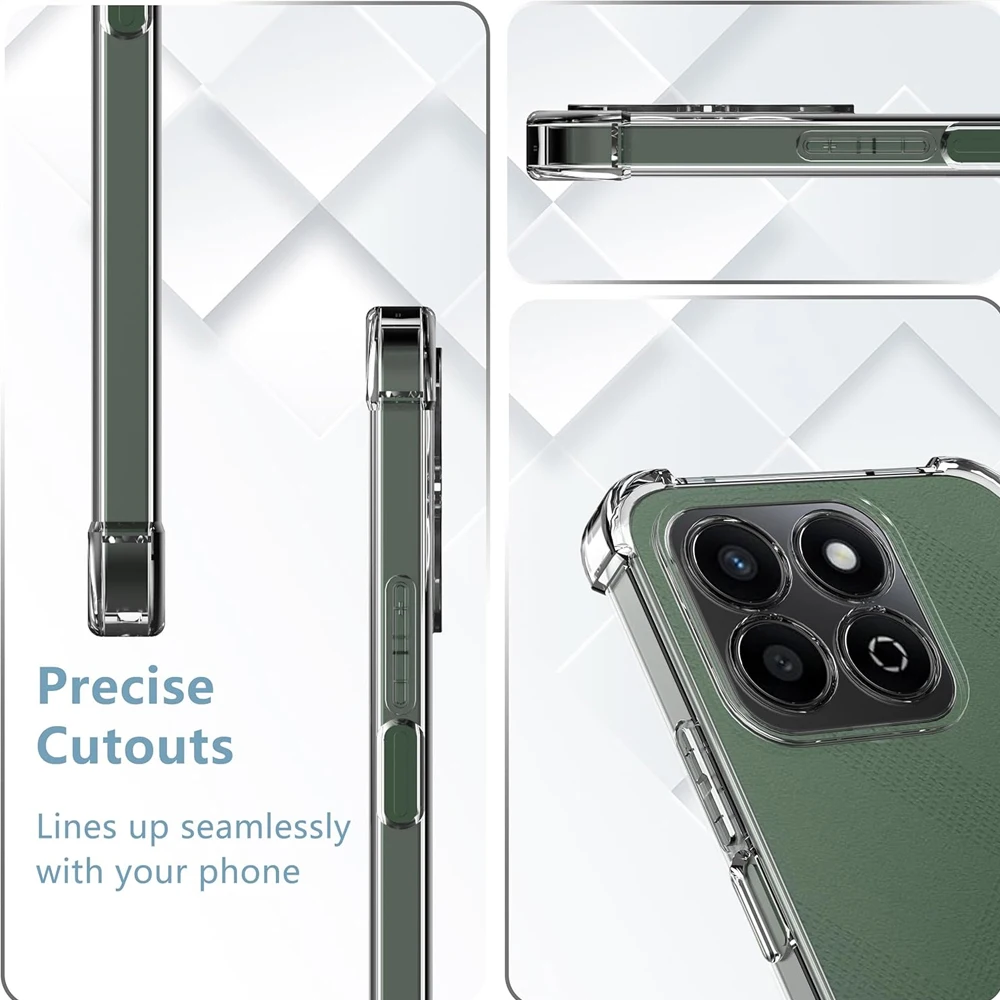 Clear Shockproof Airbag TPU Case - Soft Silicone Crystal Shell Cover