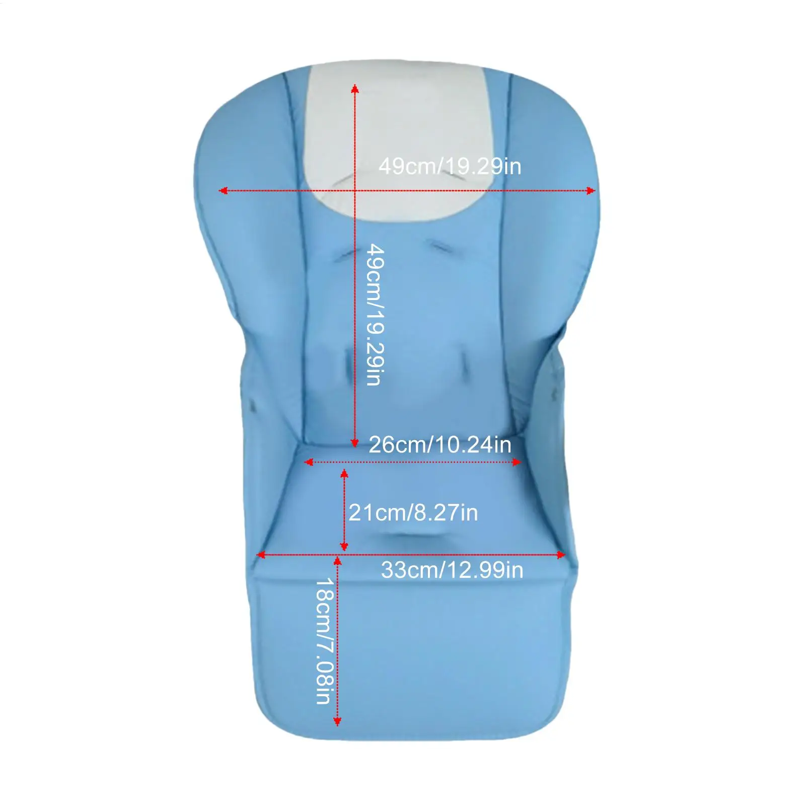 하이 체어 커버 어린이용 식탁 의자 패드 PU 가죽 쿠션 소년 소녀 아들 딸용 식탁 의자용