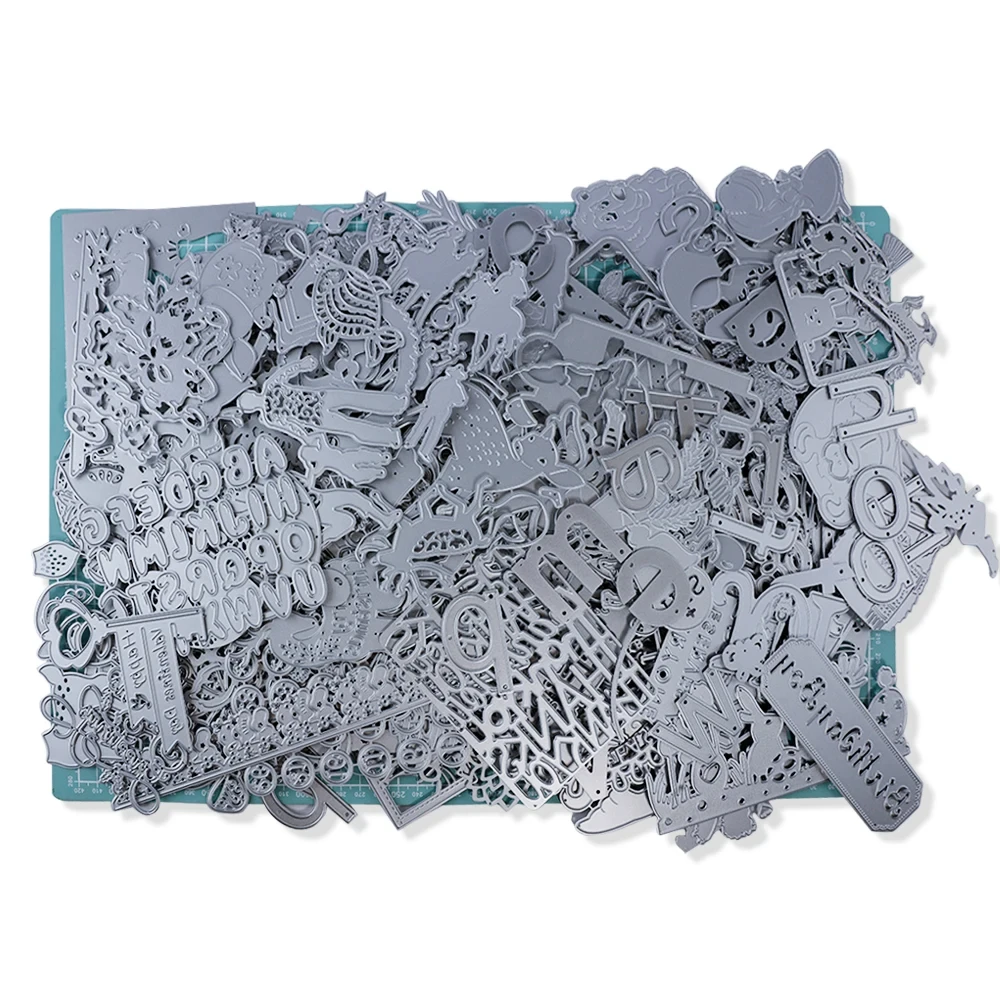 

1 набор металлических высечек "сделай сам", выбранные рандомно счастливые сумки, режущие штампы