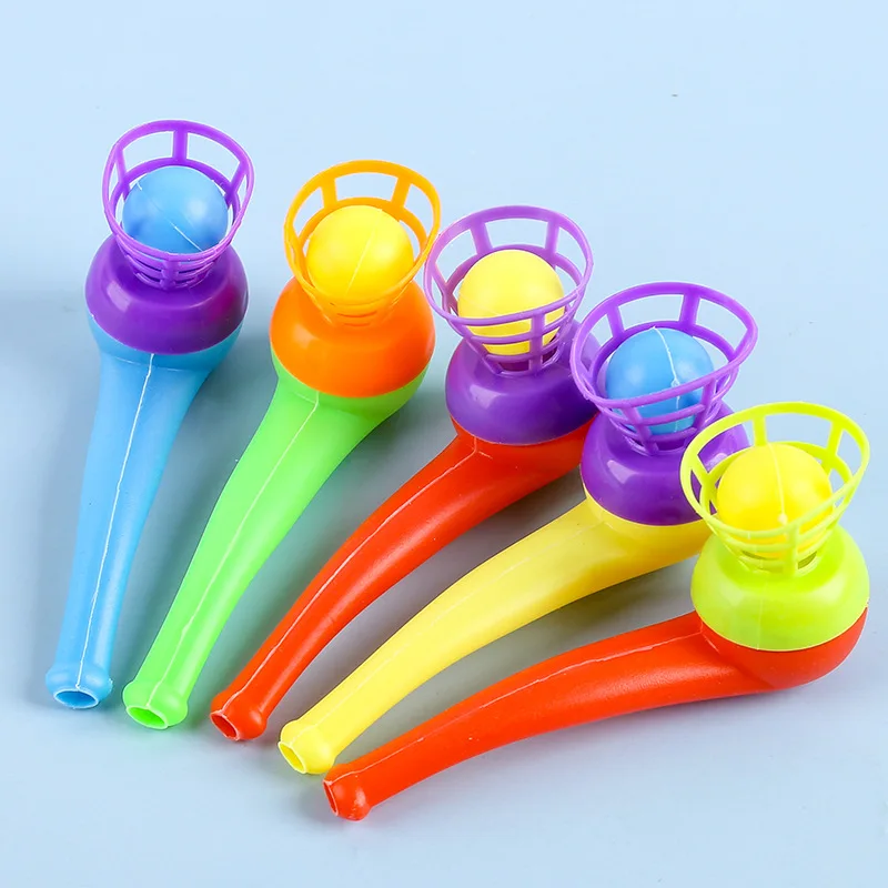 20/12/6Pcs Fun Magic Blowing Pipe Floating Ball Game Kids Birthday Party Favors Keepsakes Carnival Party Premi Piecatas Toys