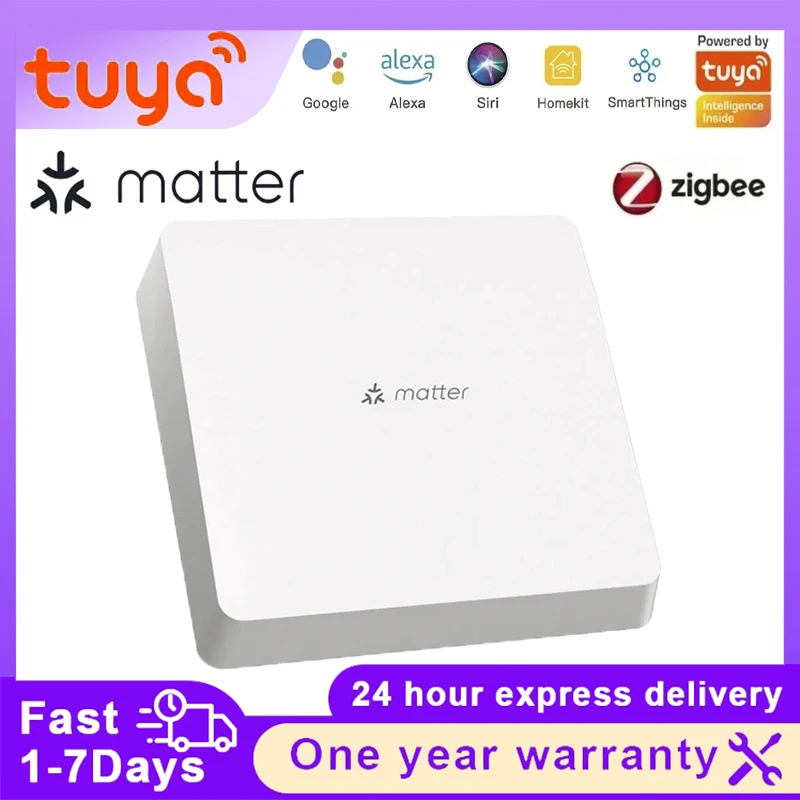 Tuya Matter 스레드 허브 Zigbee 스마트 홈 브리지 Matter 게이트웨..