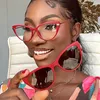 Brand Fashion Nearsighted Glasses Women White Cat Eye Polarized Sunglasses Spring TR90 Prescription Eyeglasses Clips On Glasses 3