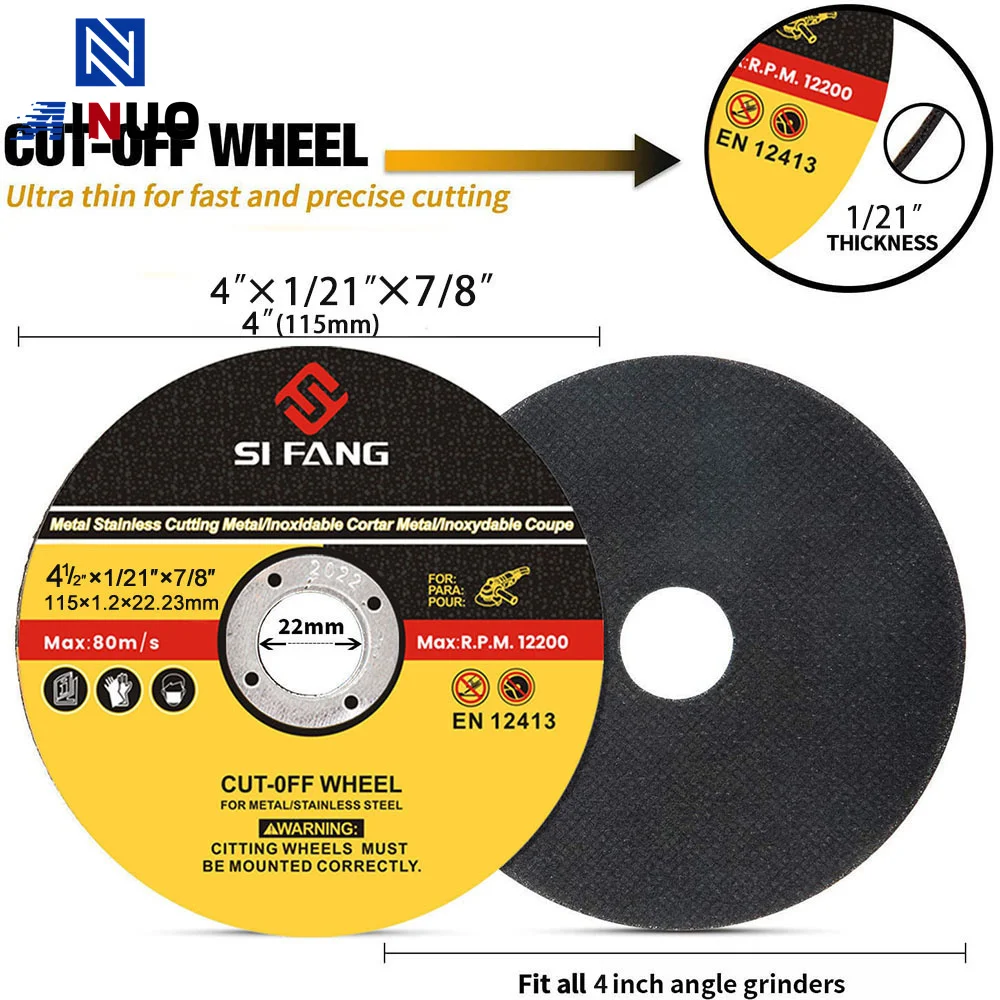 4.5 cal odciąć koła tarcze szlifierskie metalowe ze stali nierdzewnej tarcze tnące Flap tarcze szlifierskie szlifierka kątowa 2-50 sztuk