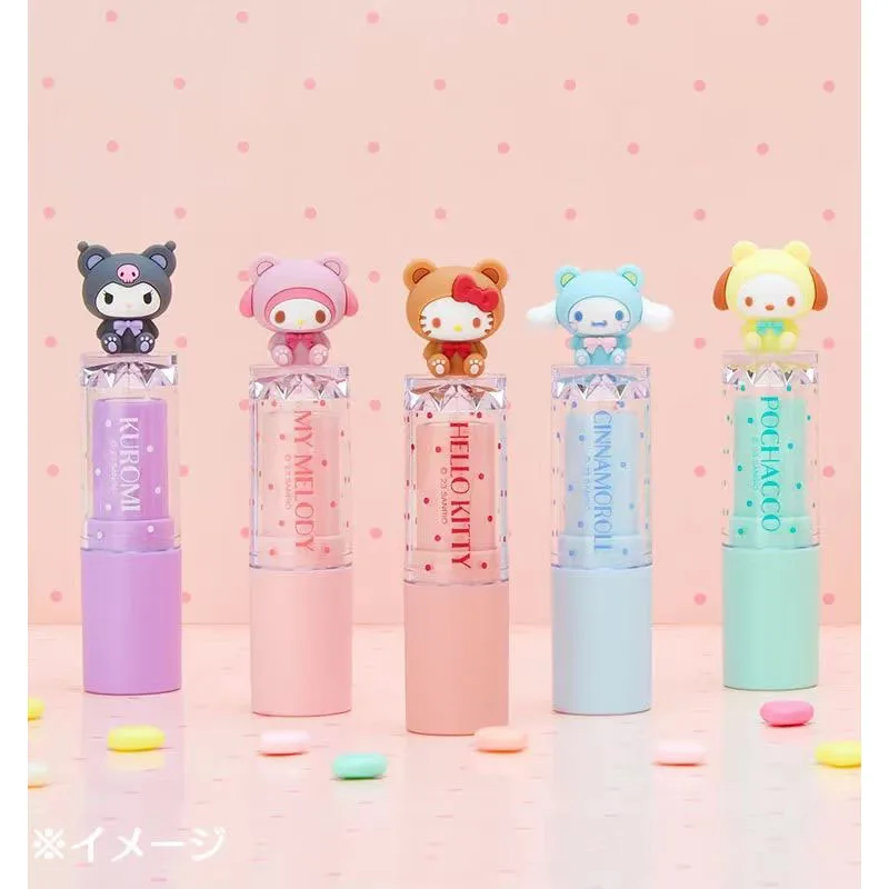 

Cartoon Sanrioed Anime My Melody Kuromi Lip Balm Ins Girly Heart Kawaii Winter Moisturizing Hand Cream Set Holiday Gifts