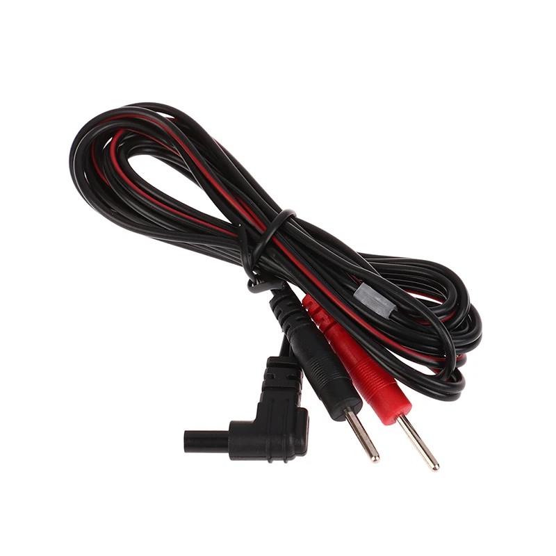 2.35mm New Electrotherapy Electrode Lead Electric Shock Wires Cable For Massager Connection Cable Massage And Relaxation electrode lead wires