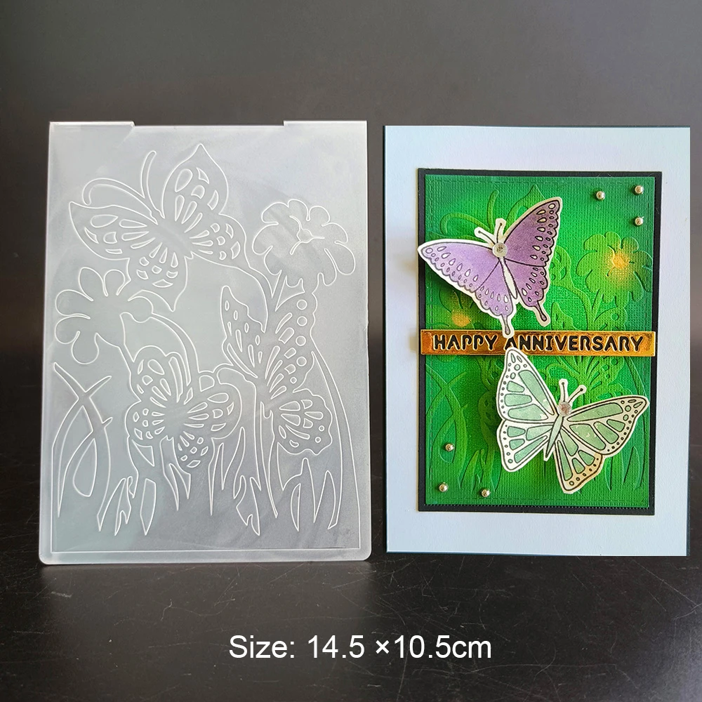Plastic embossing folder embossing folder vacation/raindrops/bricks/leaves embossing folder for DIY paper card decoration scrapbooking