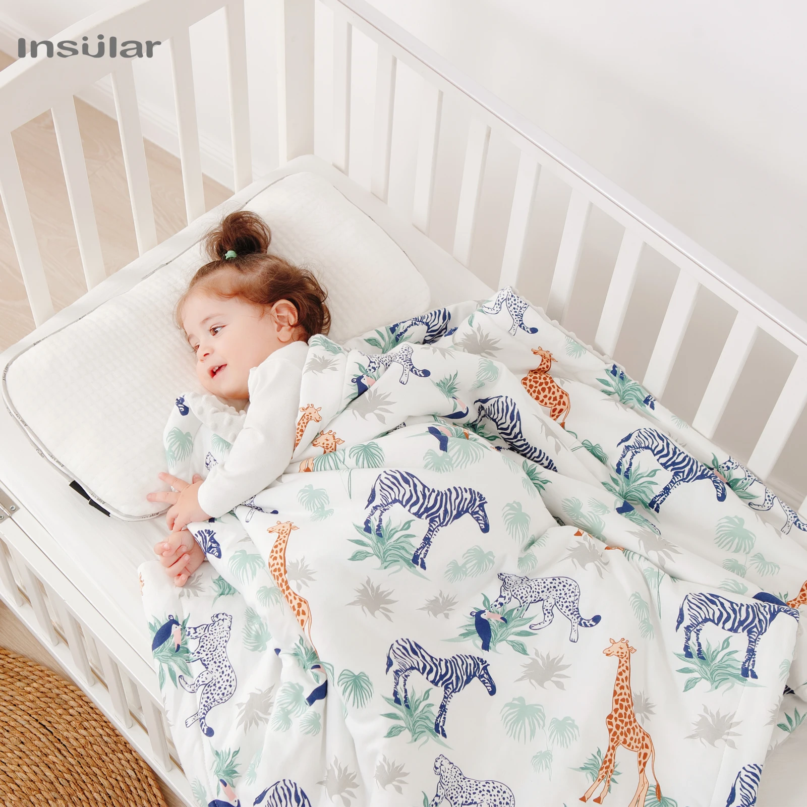 

Baby Soothes Blanket Newborn Covered Blanket Kindergarten Nap Air Conditioning Comfortable Blanket Children's Small Quilt