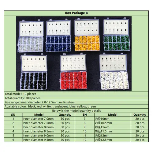 Rubber Cap Sleeve Soft Elasticity Silicone Protective Cover  Sealing Plug Thread Protection Sleeve Black Red White Blue 1.5-24mm - Image 29