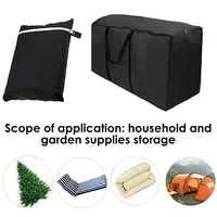 1/2PCS Garden Furniture Cushion Storage Bag Waterproof Anti-UV Rectangle Rip Proof 210D Oxford Fabric Christmas Tree Storage Bag 2