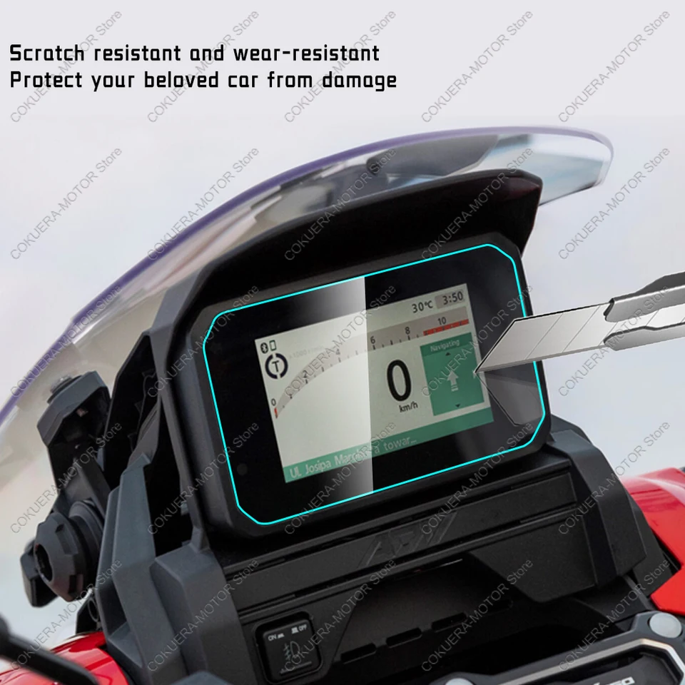Film Protecteur TPU Pour écran/compteur Moto ADV350 2025 - Protection Anti-rayures, Coupe Précise