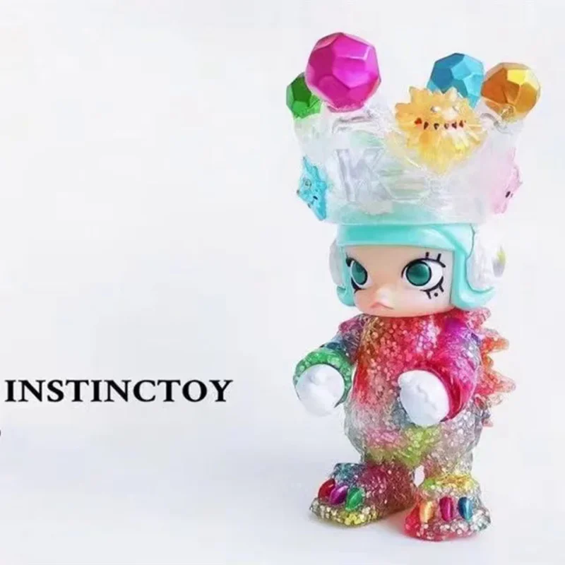 

Molly x Instinctoy Erosion Molly Costume Series Collectible Cute Action Kawaii animal toy figures Model Ornaments