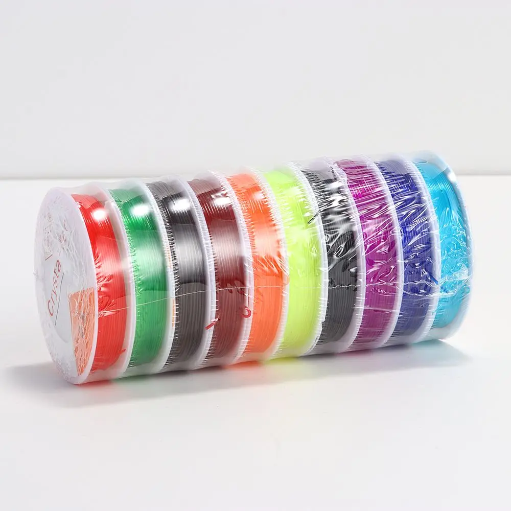 10Pcs Bunte Hohe Elastische Perlen Schnur Kristall String Gewinde Für Schmuck, Die DIY Halskette Armband AccessoriesSupplies – Detail 14