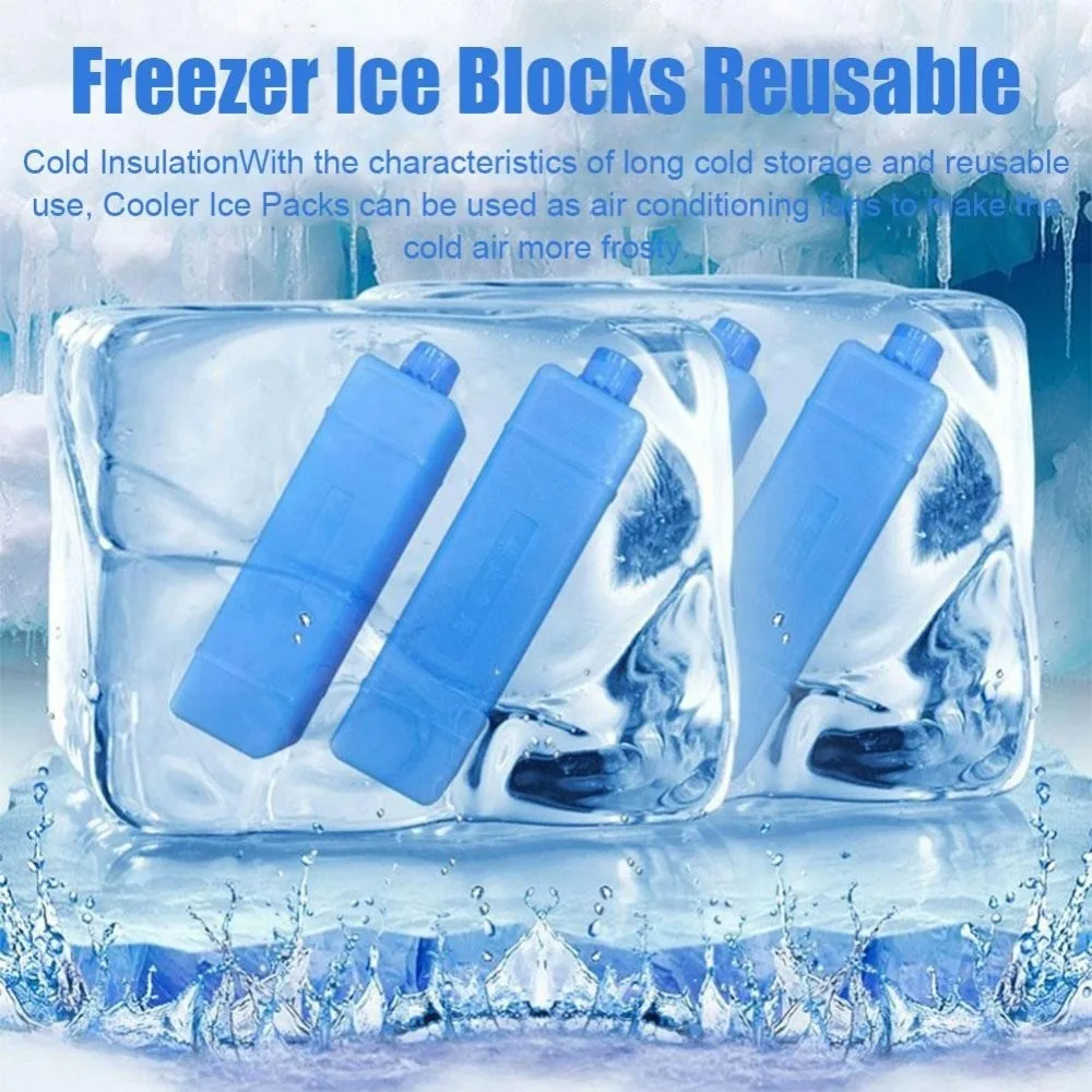 1/2/3PCS PE Ice Box Durable Reusable Keep Fresh Refrigerated Shipping Cooling Box Refrigeration Picnic Cooler
