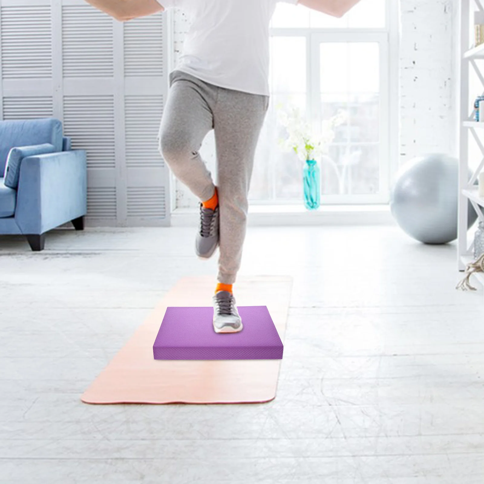 Yoga balance cushion balance pad mat for fitness training