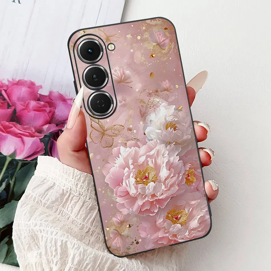 Elegant Floral Butterfly Phone Case - Soft Silicone TPU Cover