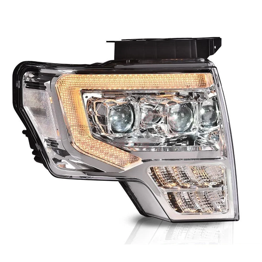 

Headlight For 2009-2014 Ford F-150 f150 headlamp DRL daytime running light led fog/driving lights auto lighting systems