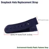 1 Pair Colorful Snapback Hats Replacement Strap - 6 Colors Plastic Fastener Baseball Cap Extender Snap Rich Colors 2
