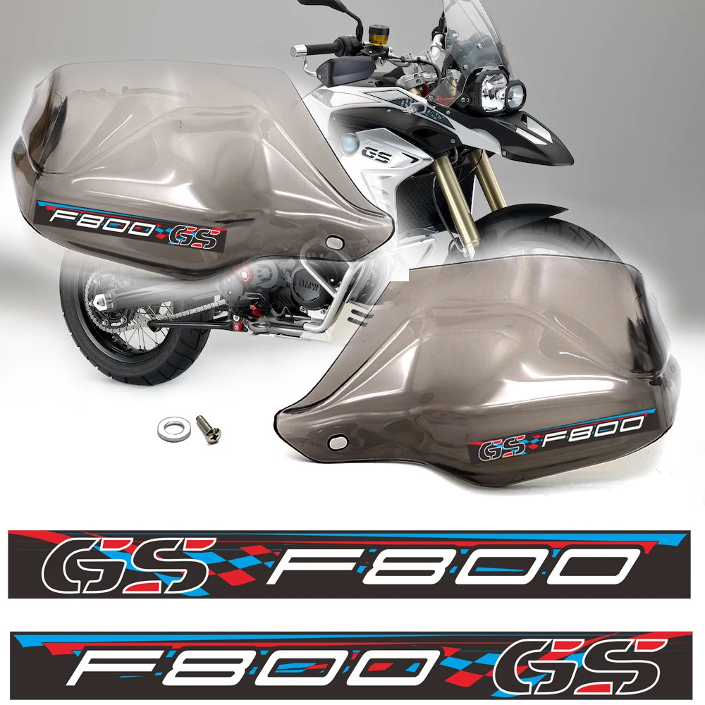 Motorcycle Protector Decal Sticke Handguard Nipper Handlebar Hand Shield For BMW F800GS F 800 GS  F800 Adventure ADV 2013 - 2018