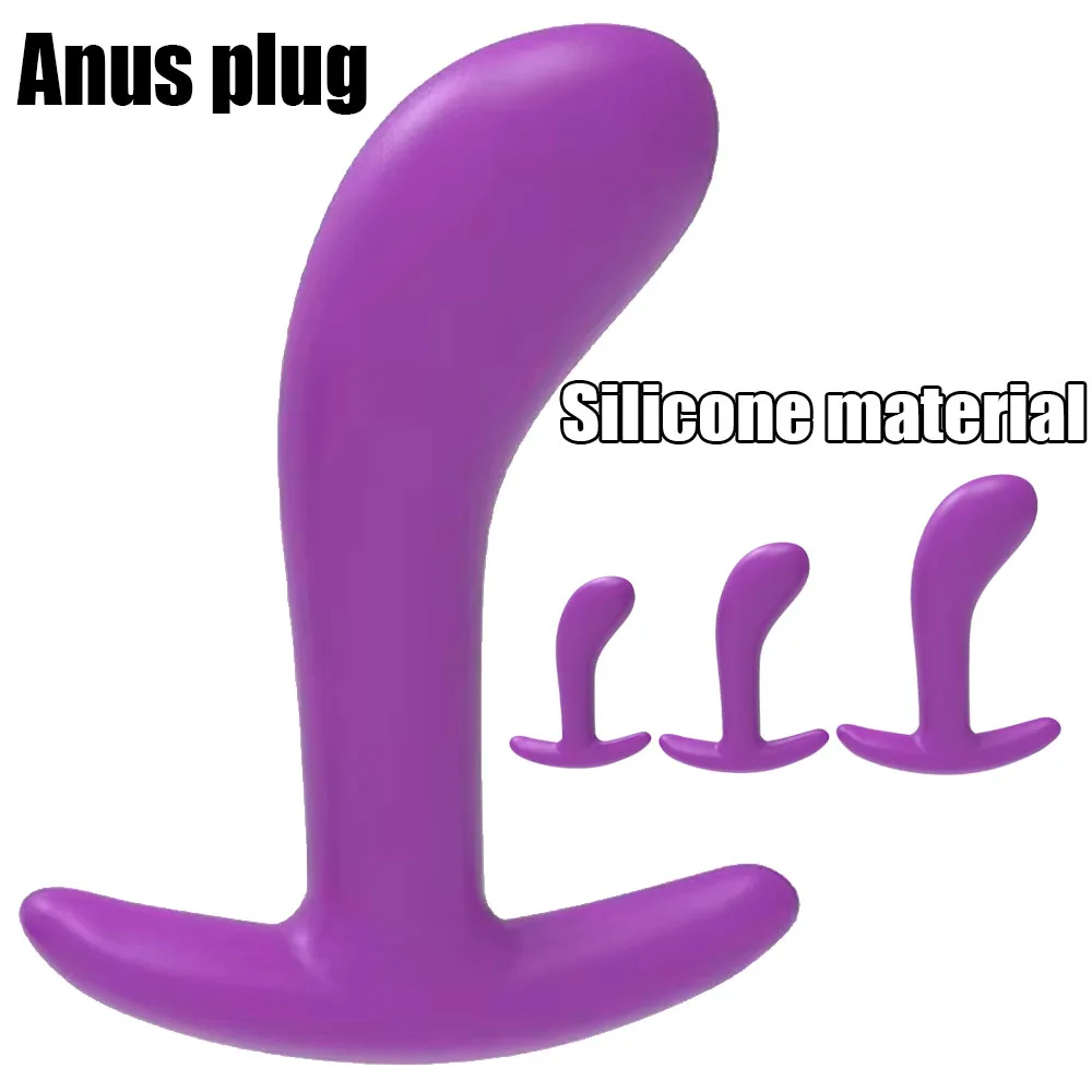 Silikon-Analplug-Trainingsset, Anfänger-Buttplug, weiches Prostata-Massagegerät für Männer und Frauen, bequemes Langzeit-Verschleiß-Sexspielzeug für Erwachsene