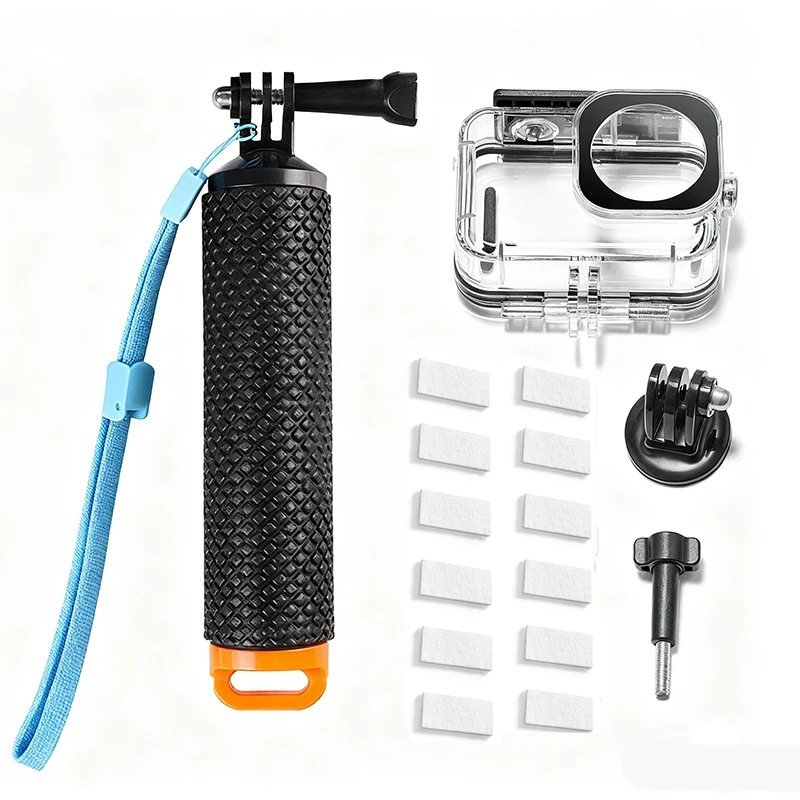 Waterproof Protective Diving Housing Case for Action Cameras - 60M Depth Rating