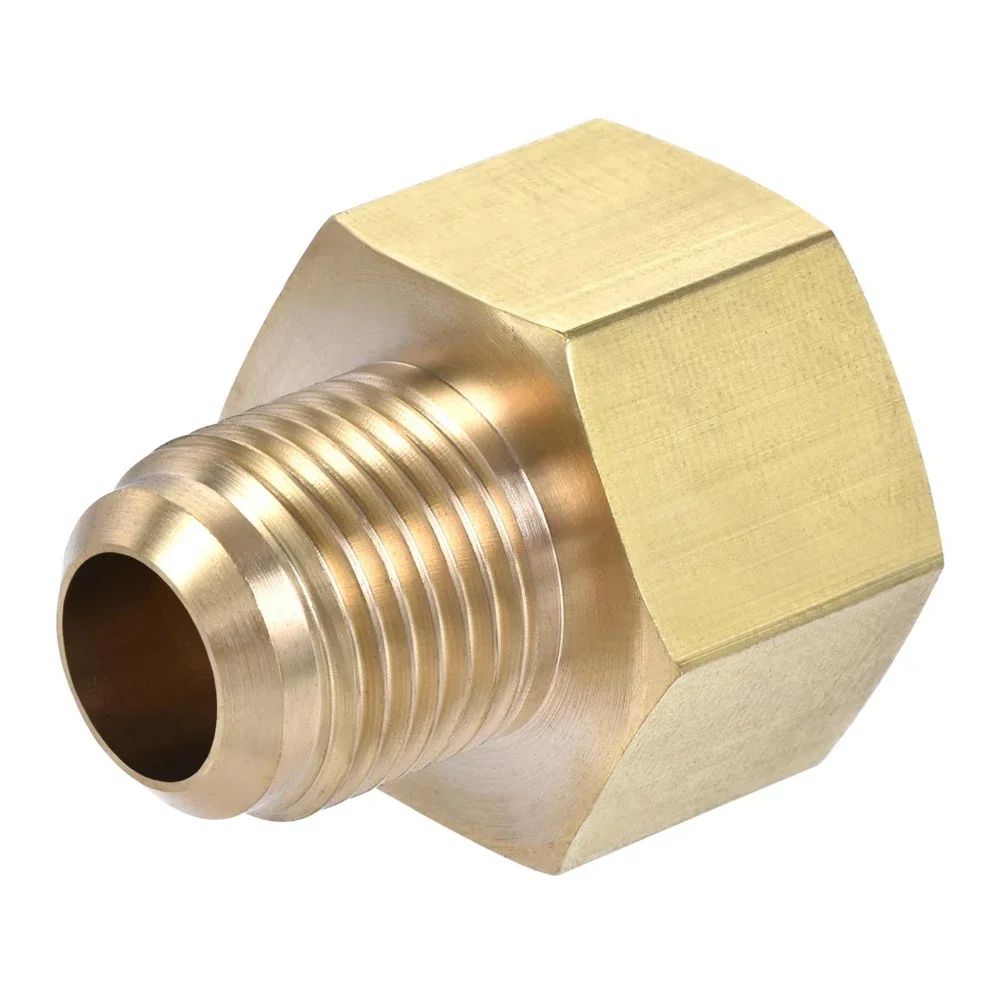 SAE Female To SAE Male Flare Adaptor 1/4 3/8 1/2 3/4 To 1/4 3/8 1/2 5/8 Propane Natural Gas Reducer Air Conditioner