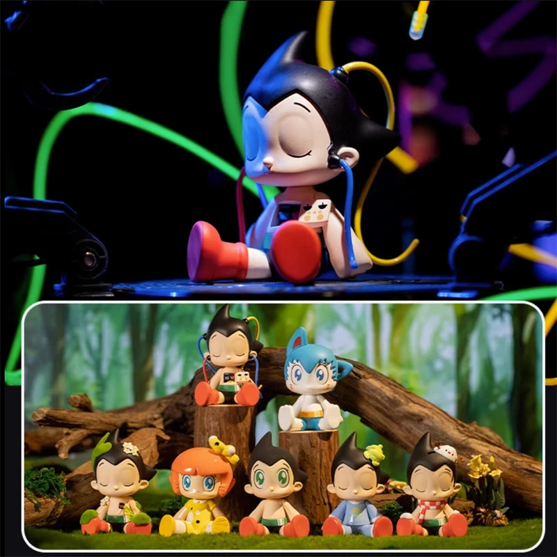 Cartoon Astrobys Dna Series Collezione Di Figure Di Anime Cute Astro Boy Action Figures Giocattoli Alla Moda Decorazione Di Bambole Da Collezione