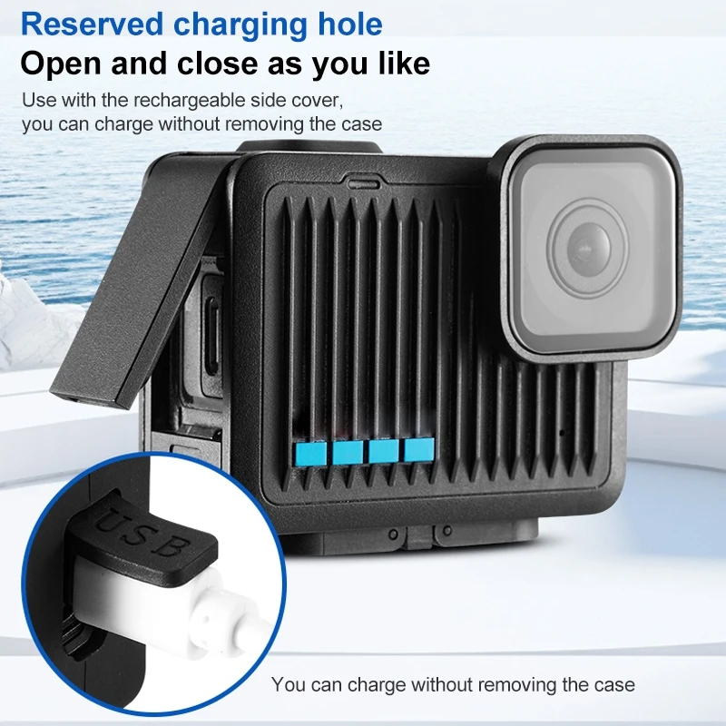 For GoPro HERO 2024 Side Interface Door Cover  Replacement Parts