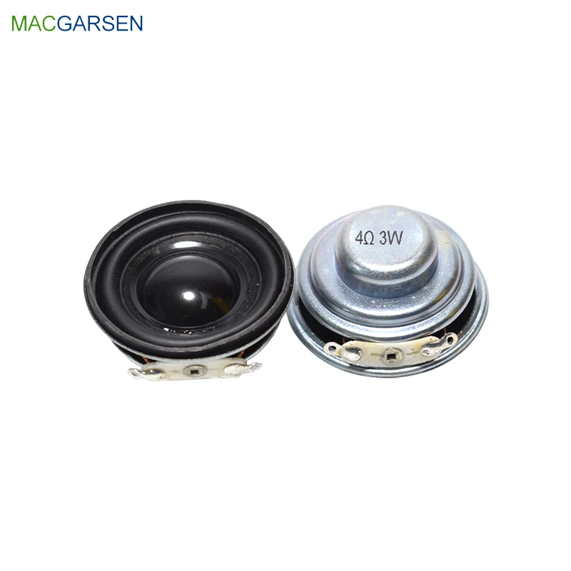 Computer Speakers 36mm Mini Full Range 4 ohm 3W 2pcs for Repair Sound Box
