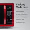Microwave 1000 Watts, 1.1 cu ft - Microwave Oven With LED Lighting and Child Lock - Perfect for Apartments 3