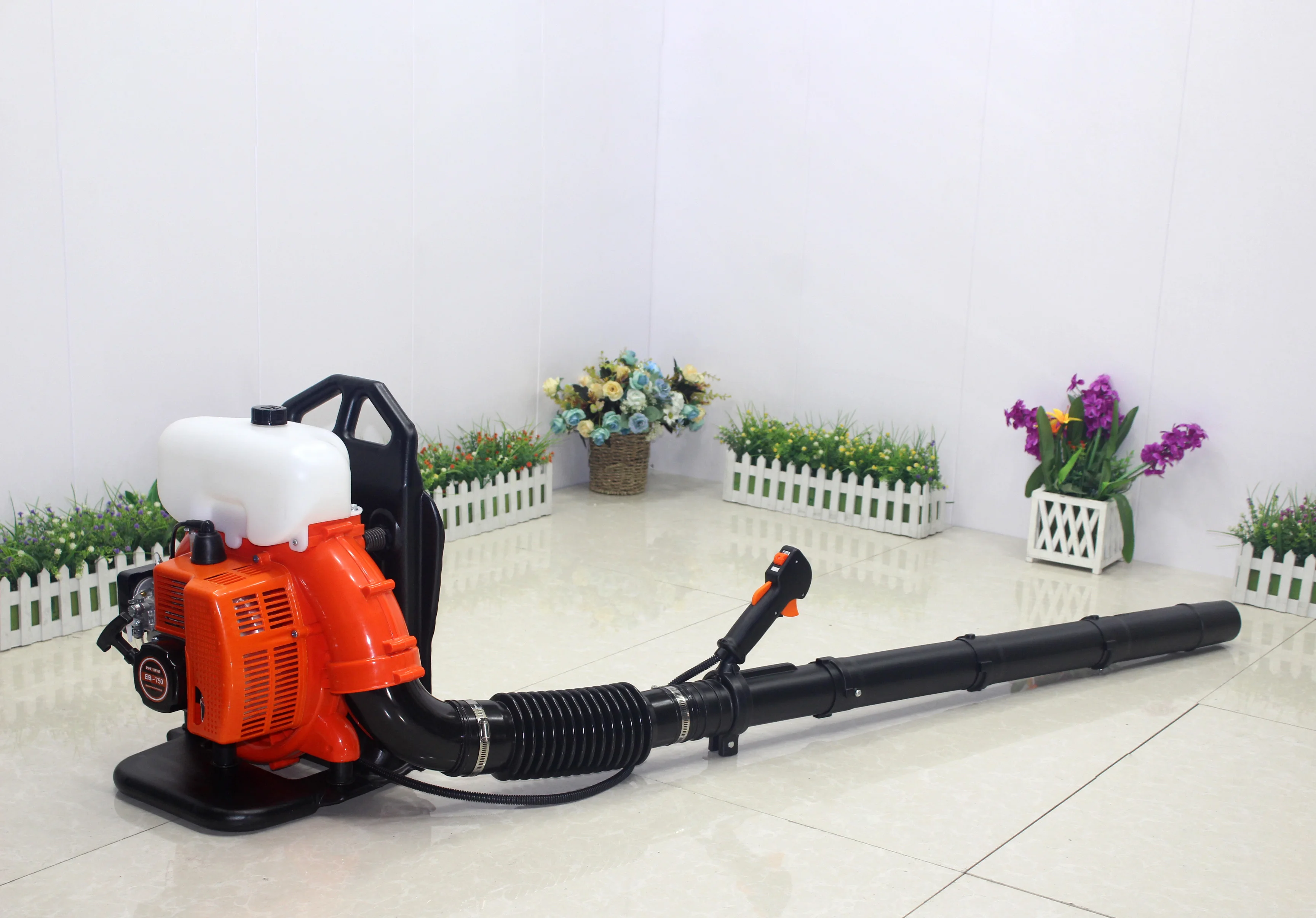 Gasoline Leaf Blower EB750 Two Stroke Backpack 41.5CC High-Power Leaf Vacuum Snow Blower Petrol Garden Leaf Cleaner 2