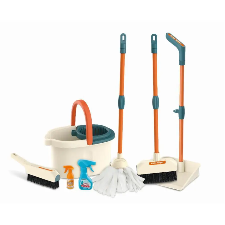 Childrens Home Cleaning And Cleaning Puzzle Early Education Toys For Boys  Girls Simulation Sweeping  Vacuum Cleaner Tool Set 6