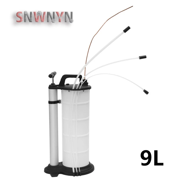 9l Car Fuel Pump Manual Vacuum Oil Fluid Suction Extractor Changer Tank