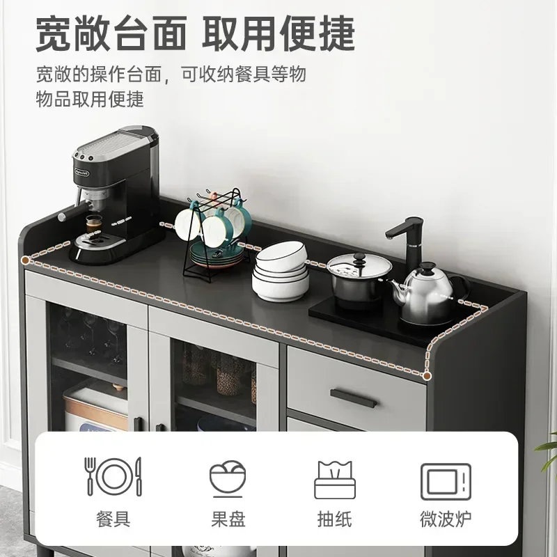 Dining Room Modular Sideboard Corner Cabinet Glass Display Closet Basket Cupboard Shelf Kitchen Armario De Cozinha Console Table