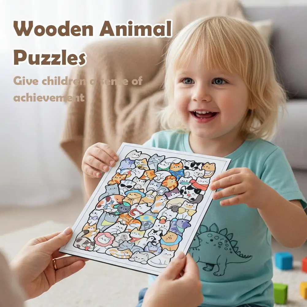 Houten puzzel stukjes